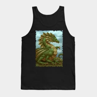 Green Dragon Tank Top